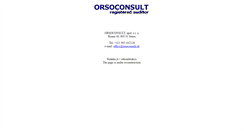 Desktop Screenshot of orsoconsult.sk