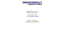 Tablet Screenshot of orsoconsult.sk
